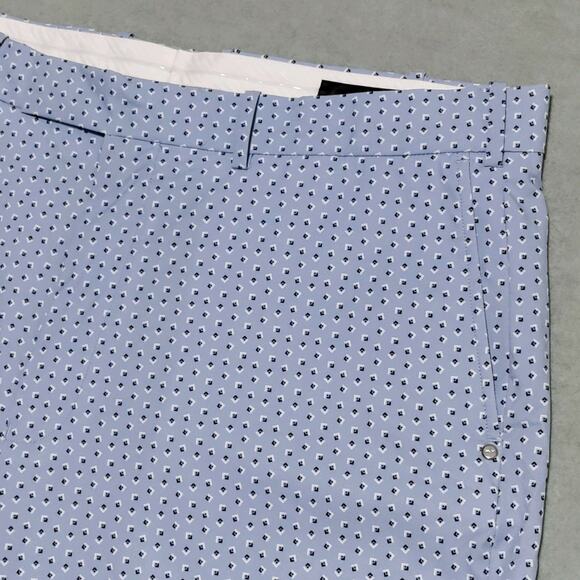 RLX Ralph‎ Lauren Golf Shorts Mens 38 Blue Geometric Performance Worn Once - Picture 3 of 15